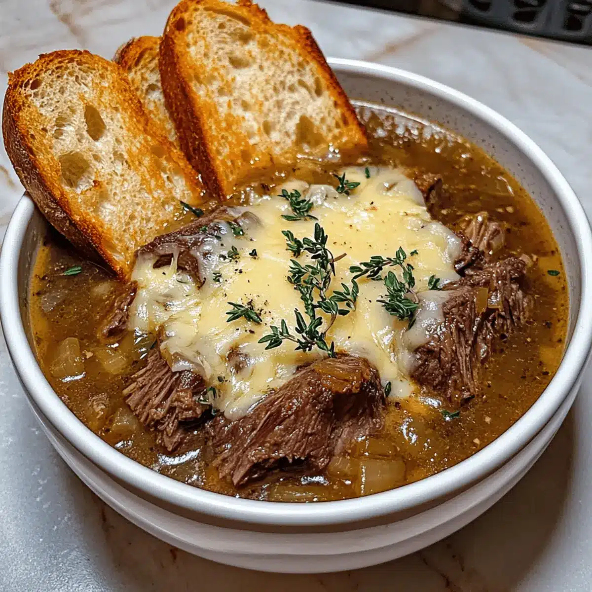 Savory French Onion Beef Short Rib Soup for Cozy Nights