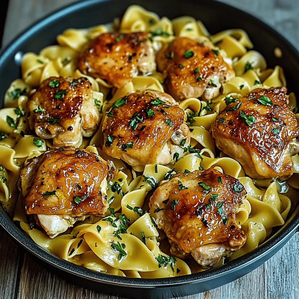 One-Pan Chicken with Buttered Noodles for Cozy Nights