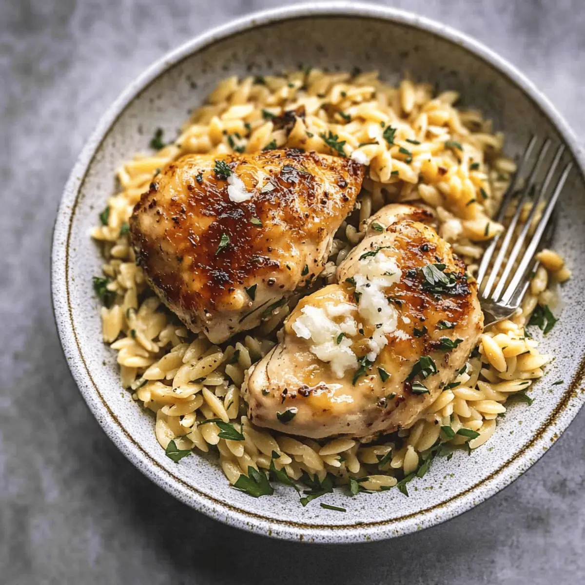 Slow Cooker Parmesan Herb Chicken & Orzo for Cozy Nights