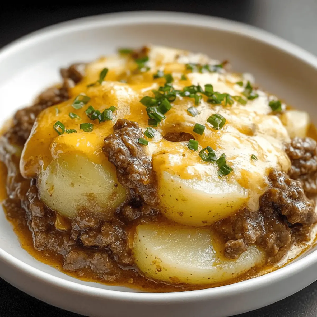 Crockpot Hamburger Potato Casserole for Easy Comfort Food