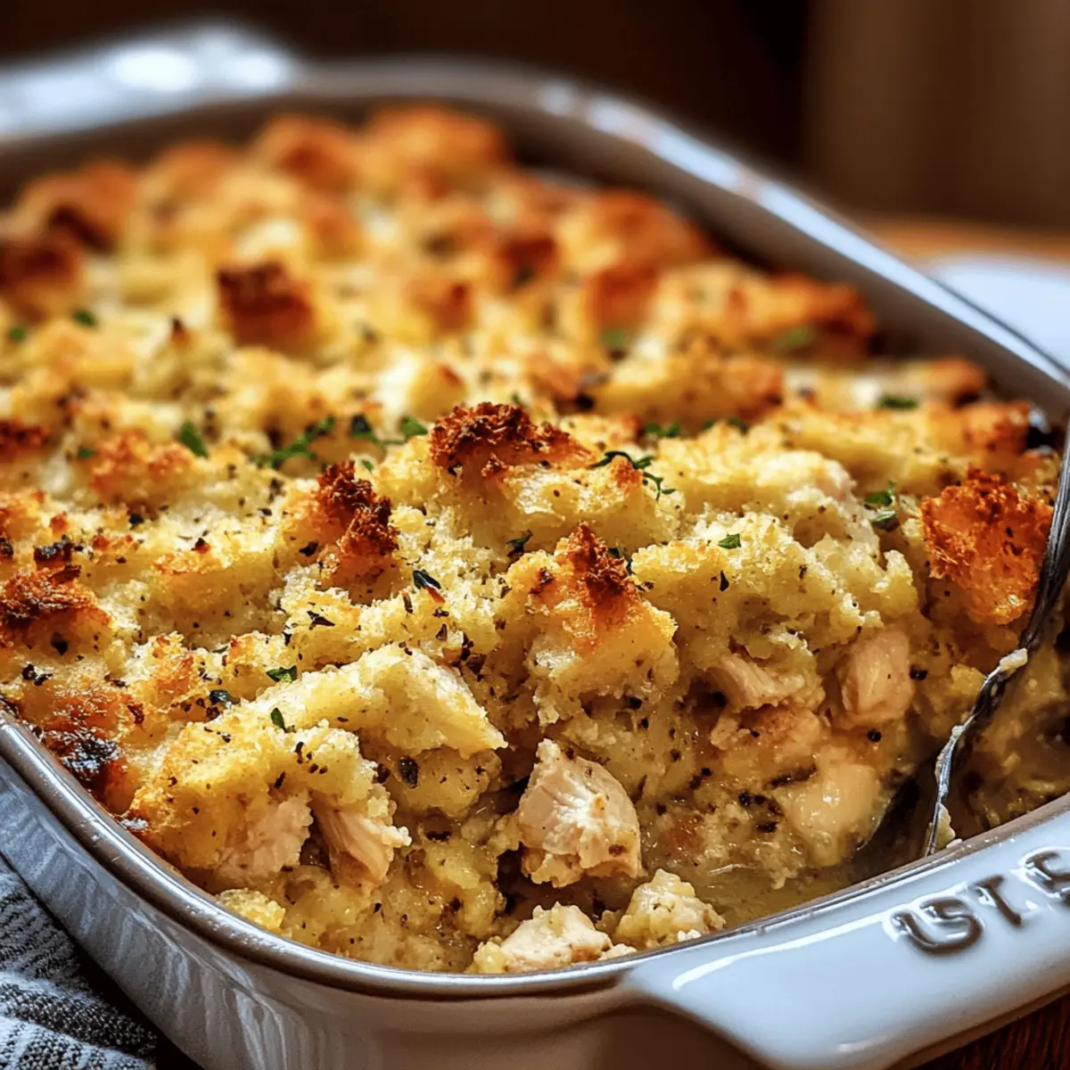 Comforting Chicken And Stuffing Casserole for Cozy Nights