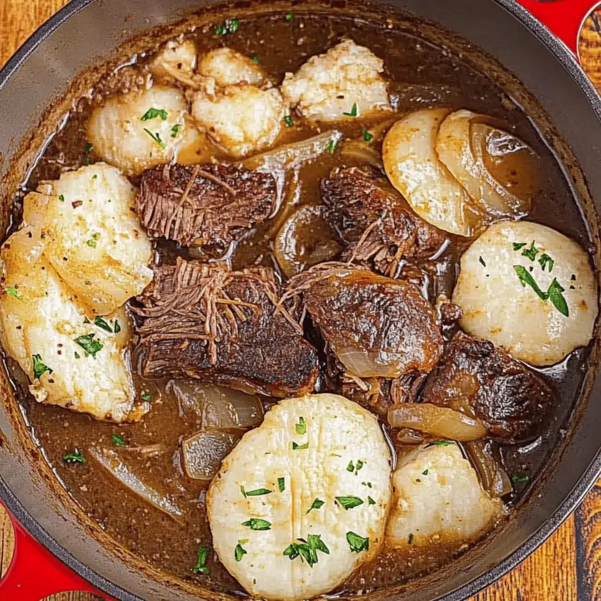 Savory French Onion Pot Roast: Comfort in Every Bite