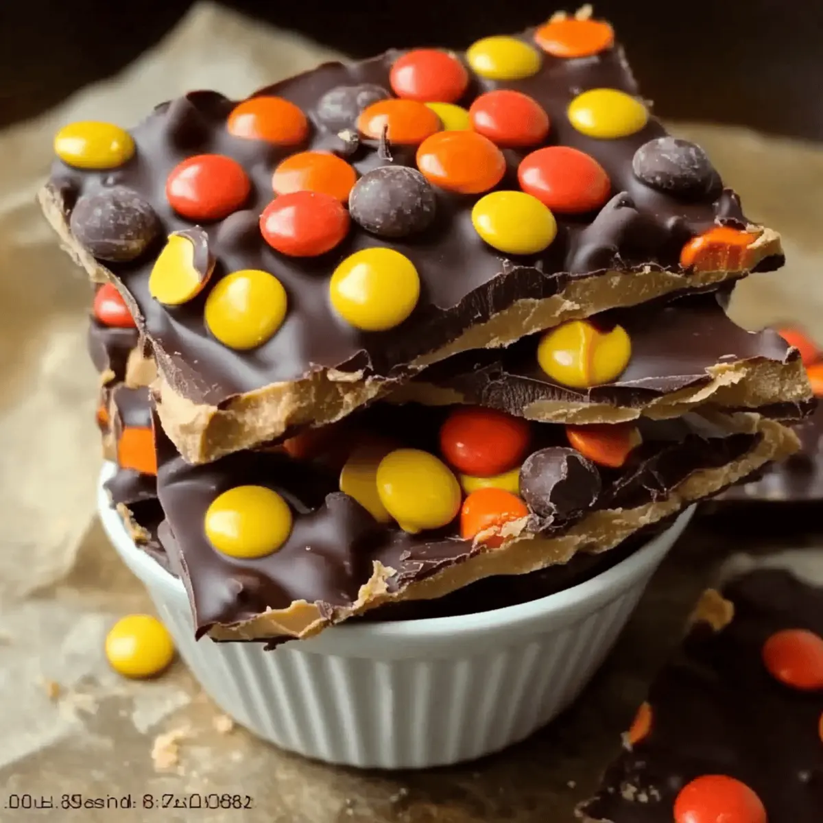 Loaded Reese’s Peanut Butter Cup Bark That Melts in Your Mouth