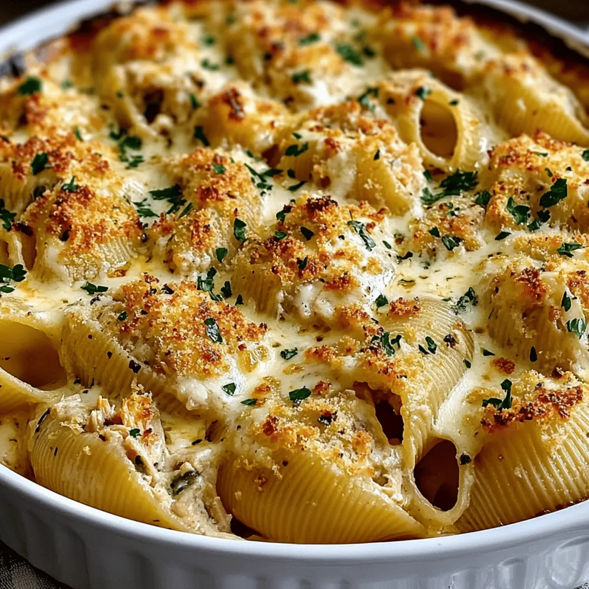 Creamy Cajun Chicken Stuffed Shells Bursting with Flavor