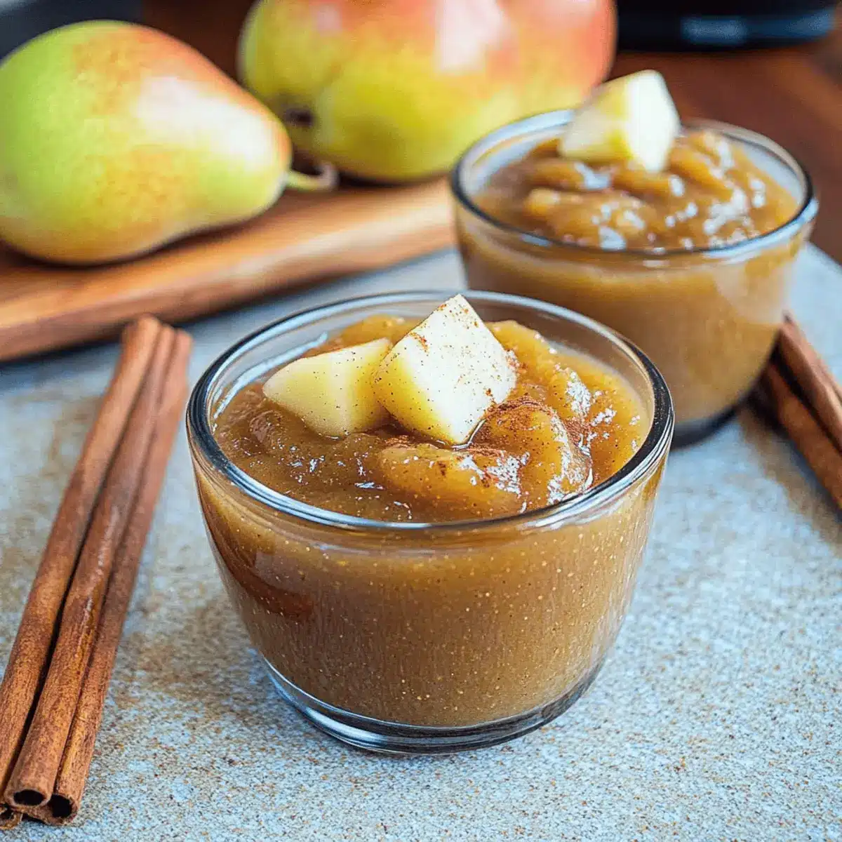 Slow Cooker Pear Applesauce: Cozy Up with a Fall Favorite