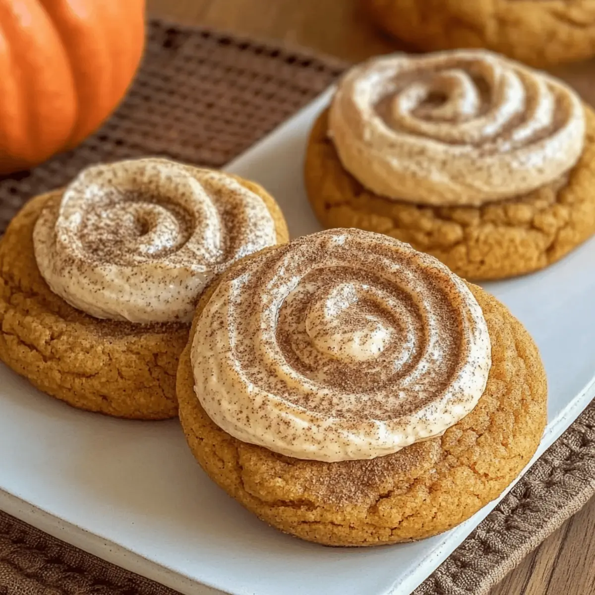 Soft Pumpkin Cookies with Cinnamon Frosting for Cozy Fall Moments