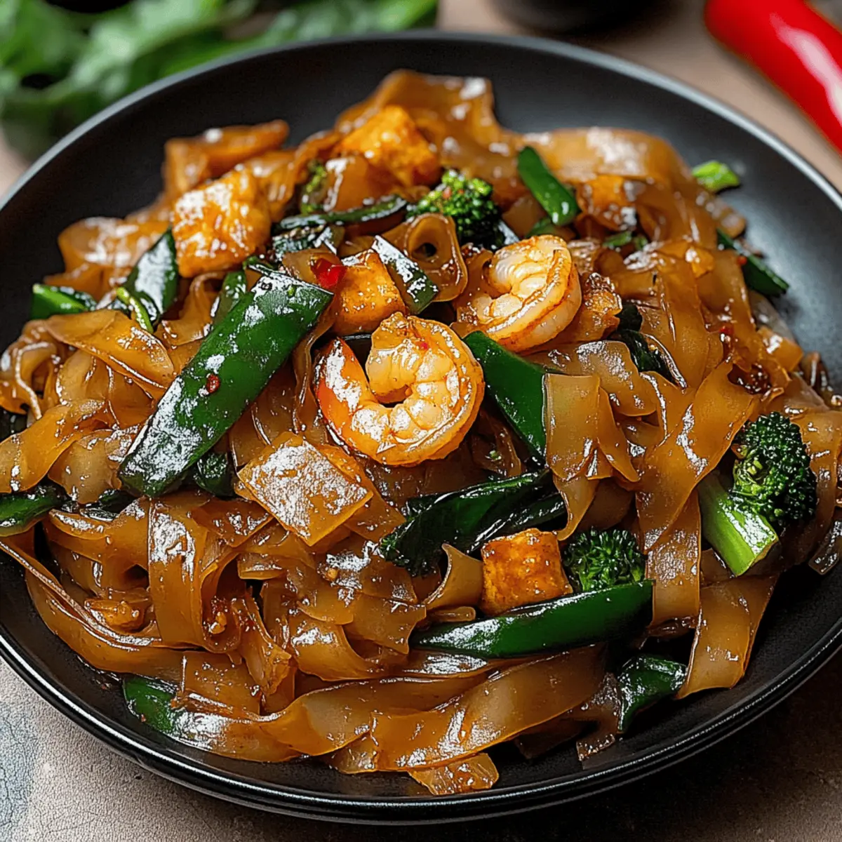 Savor the Flavor: Street Style Thai Drunken Noodles Enjoyment