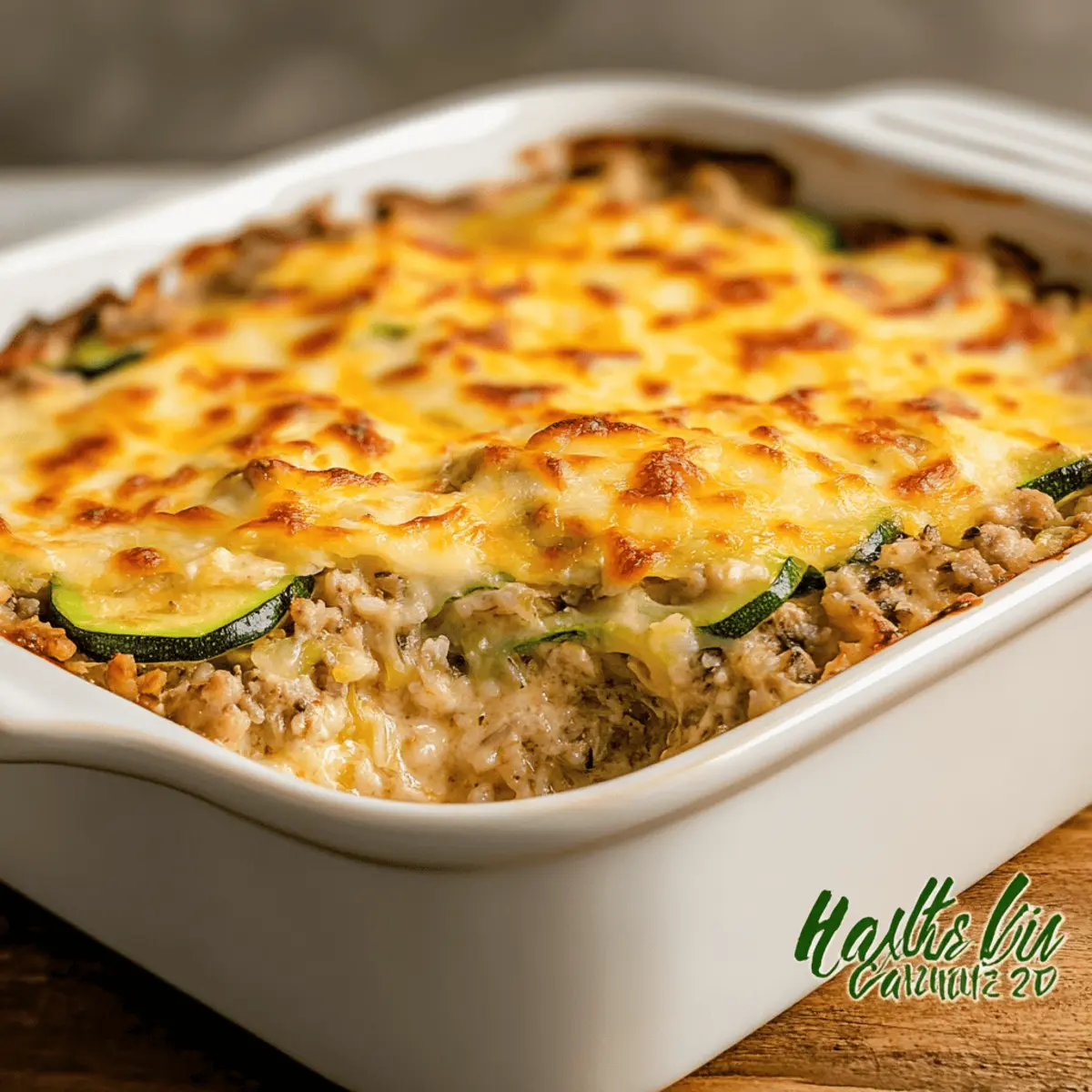 Cheesy Zucchini & Turkey Casserole: A Cozy Family Favorite