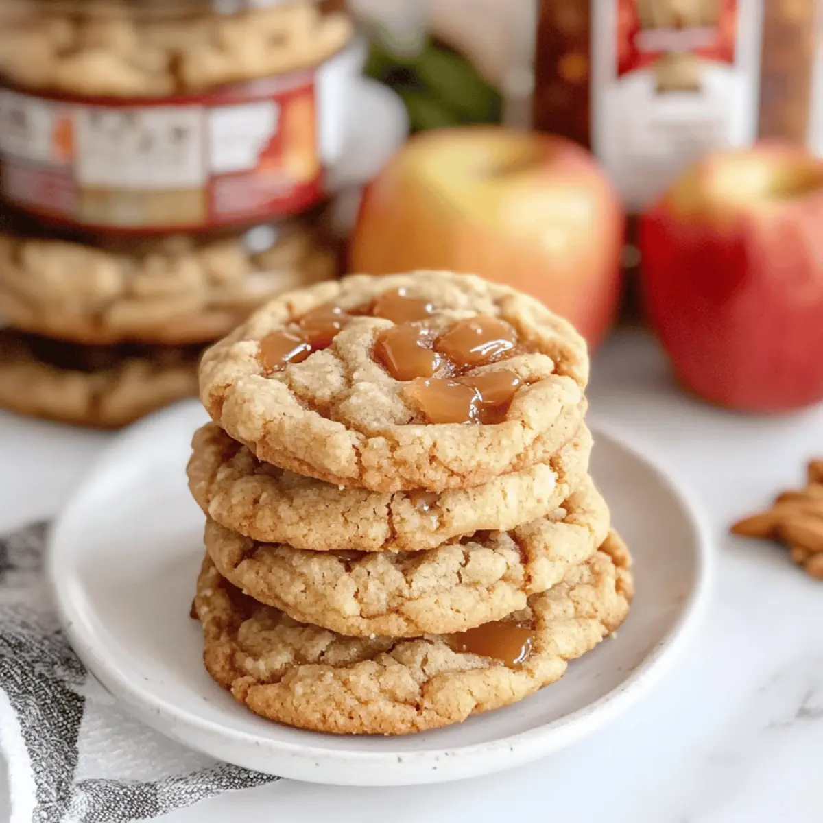 Caramel Apple Cider Cookies: Soft, Chewy Fall Delight
