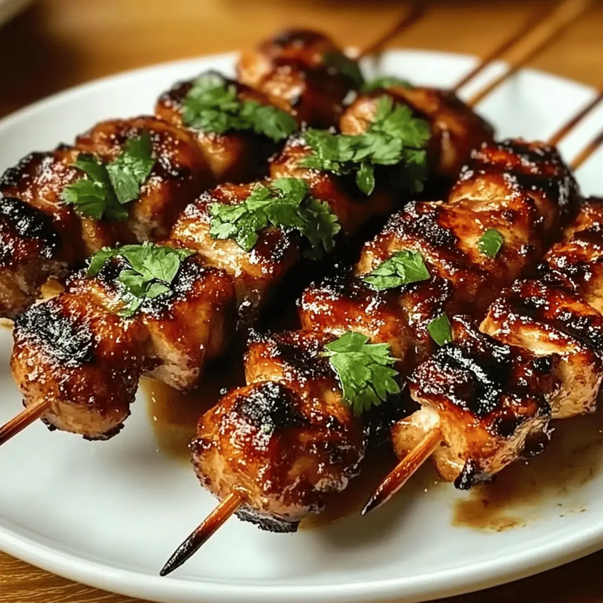 Grilled Thai Coconut Chicken Skewers for a Flavorful Feast