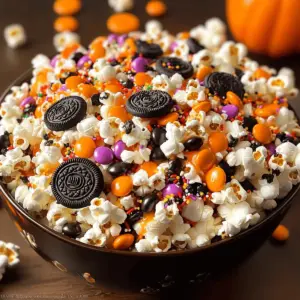 Easy Halloween Popcorn