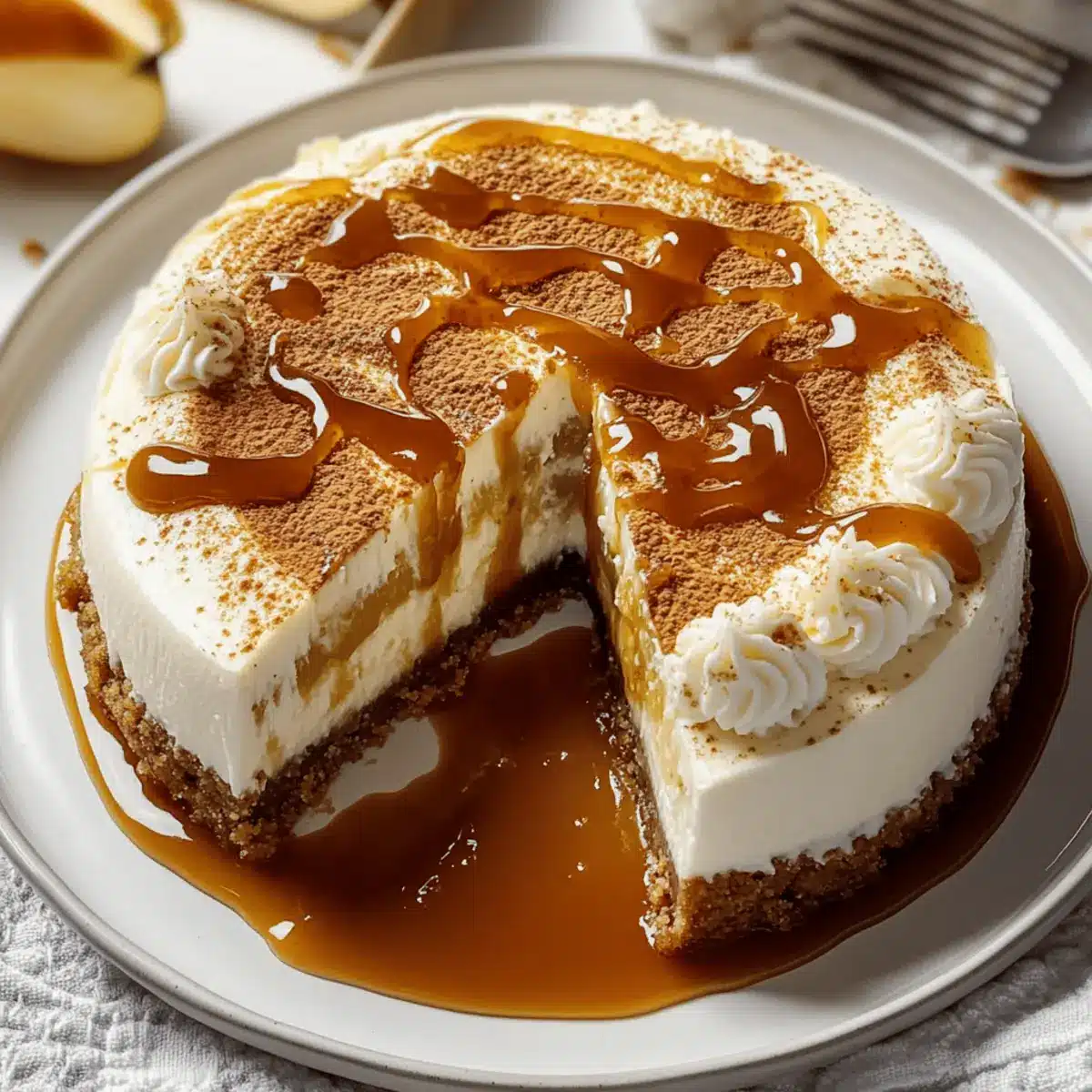 Apple Cider Cheesecake