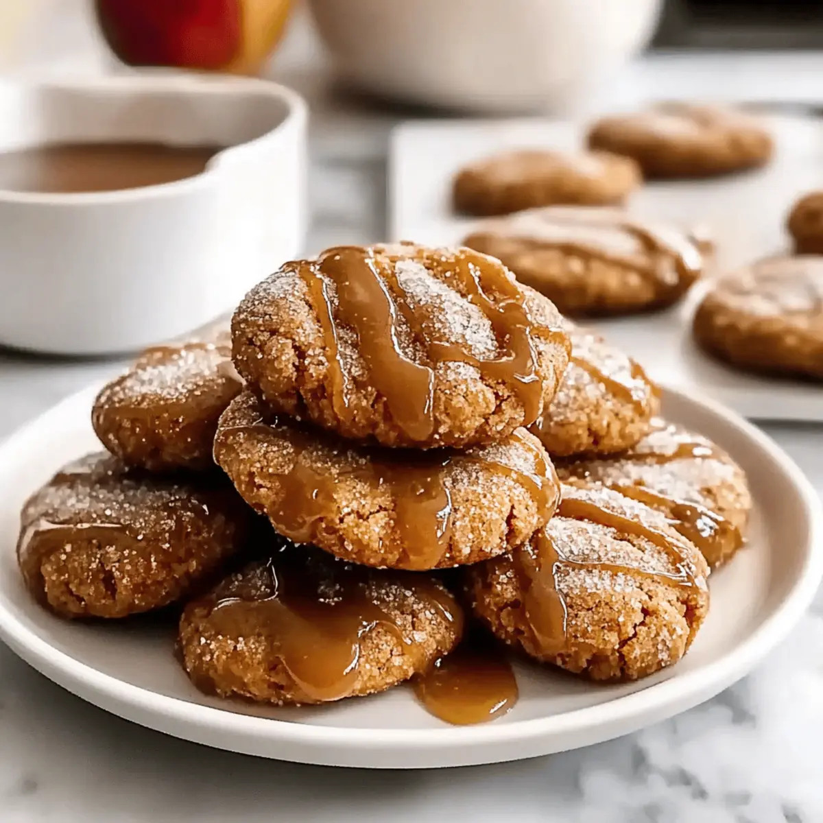 Autumn Caramel Apple Cider Cookies that Warm the Heart
