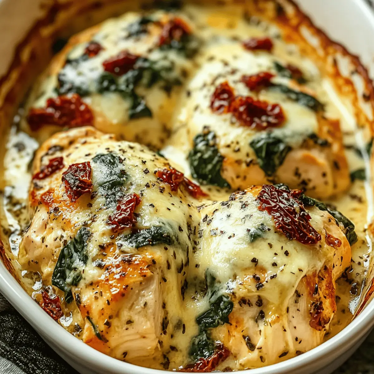 Creamy Baked Tuscan Chicken Casserole That’s Love on a Plate