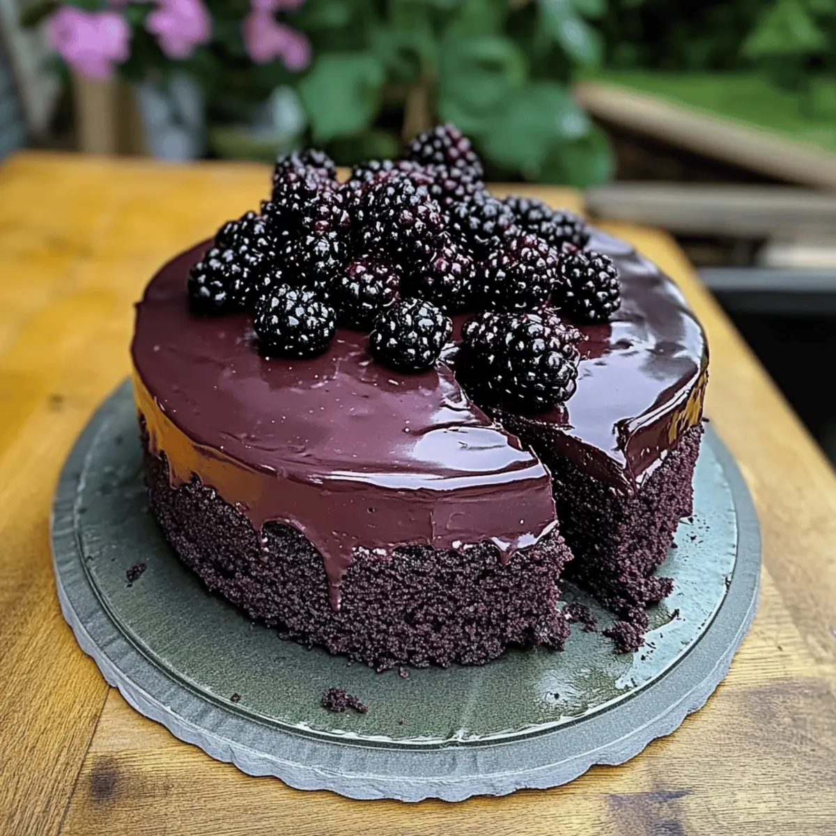 Blackberry Velvet Gothic Cake: Indulge in Dark, Creamy Bliss