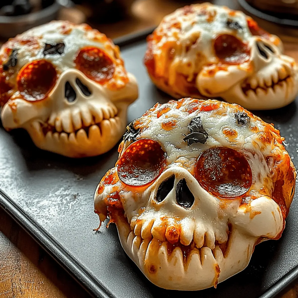 Cheesy Halloween Pizza Skulls: Spooky Fun for Everyone