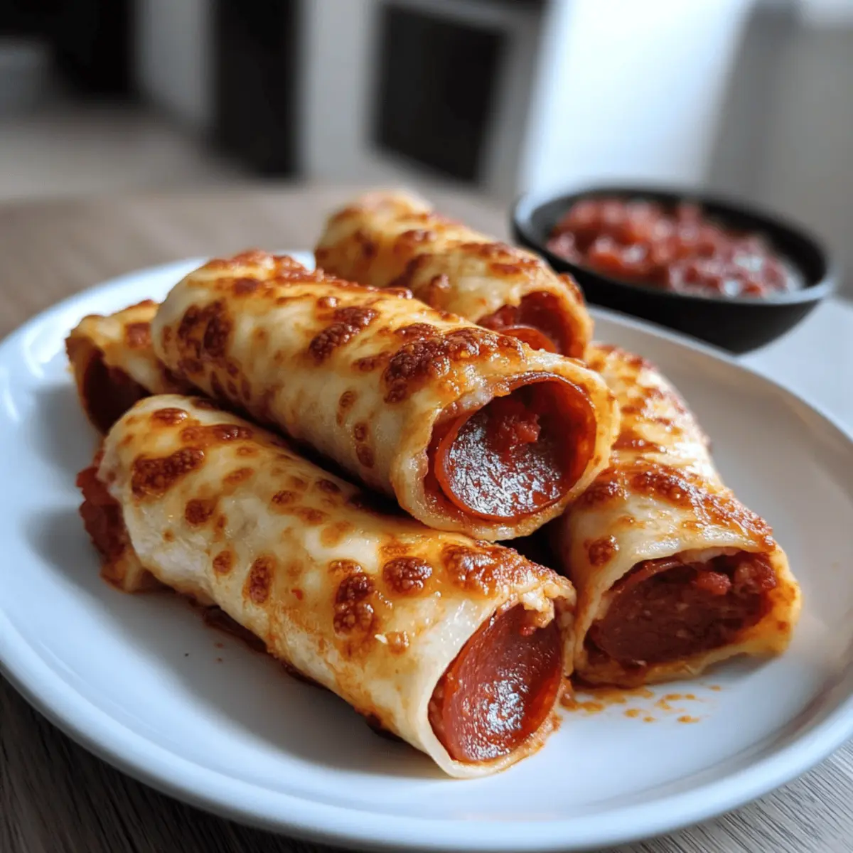 Cheesy Pepperoni Pizza Roll Ups for Guilt-Free Indulgence