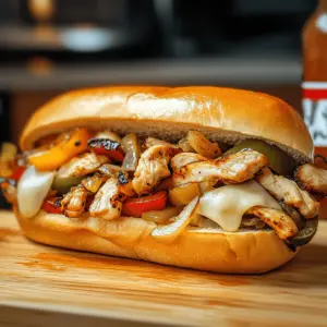 Chicken Philly Cheese Steaks