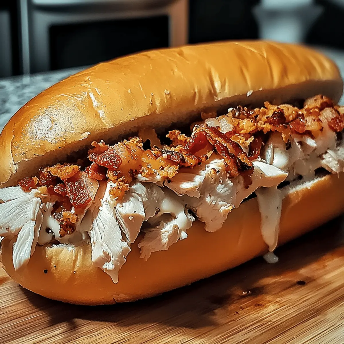 Savory Chopped Chicken Bacon Ranch Sub for Quick Delights