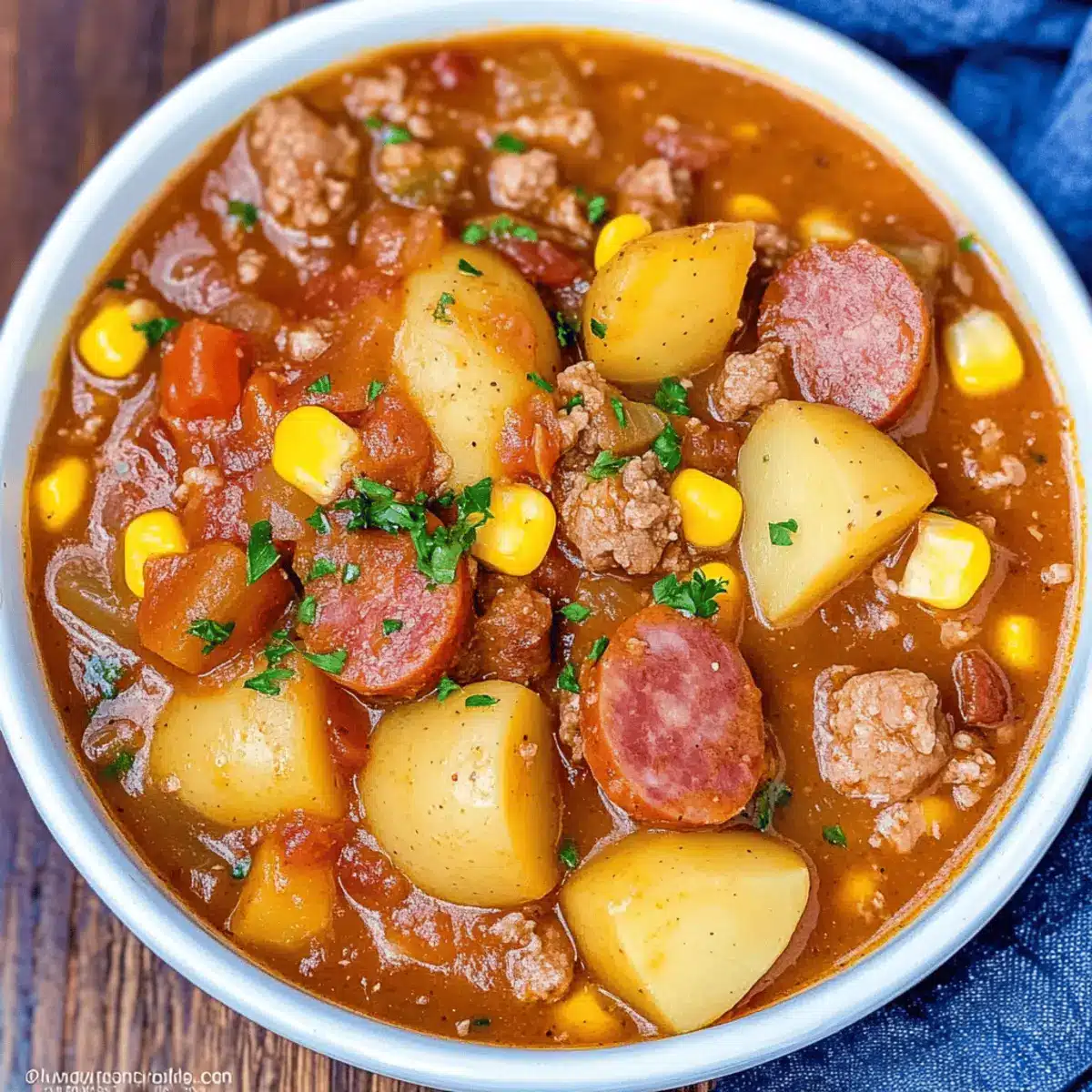 Savory Cowboy Stew: Hearty Comfort in Every Bite