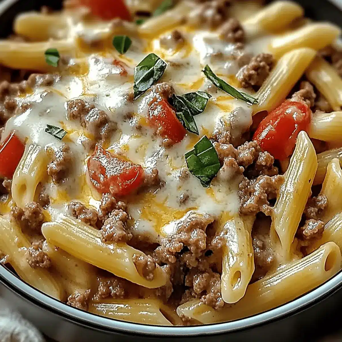 Creamy Rotel Pasta with Ground Beef for Cozy Weeknight Dinners