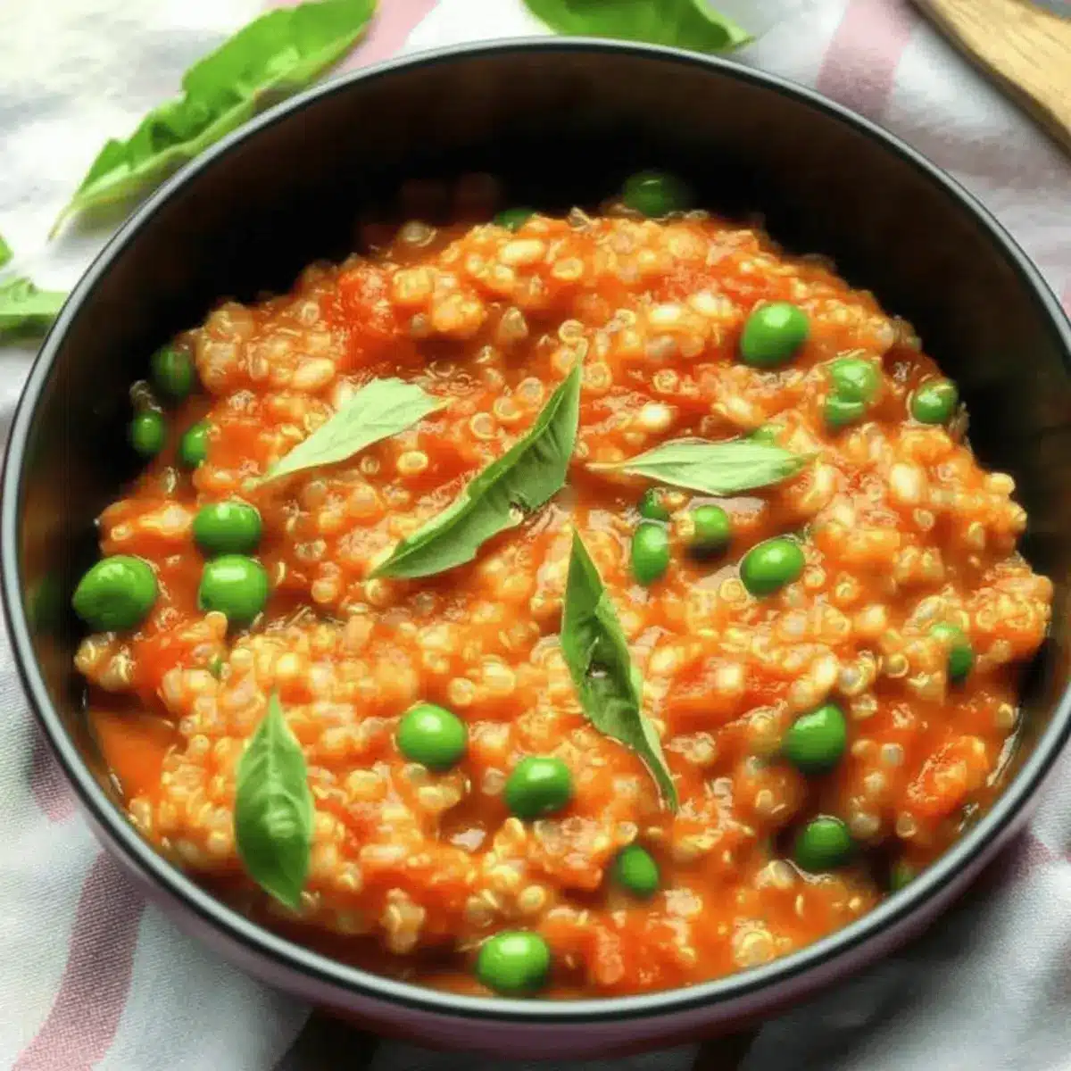 Creamy Tomato & Mozzarella Quinoa Risotto Your Toddler Will Love