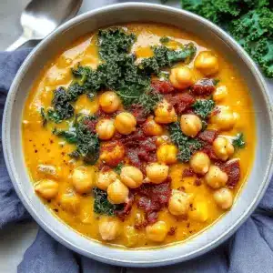 Creamy Tuscan Chickpea Soup
