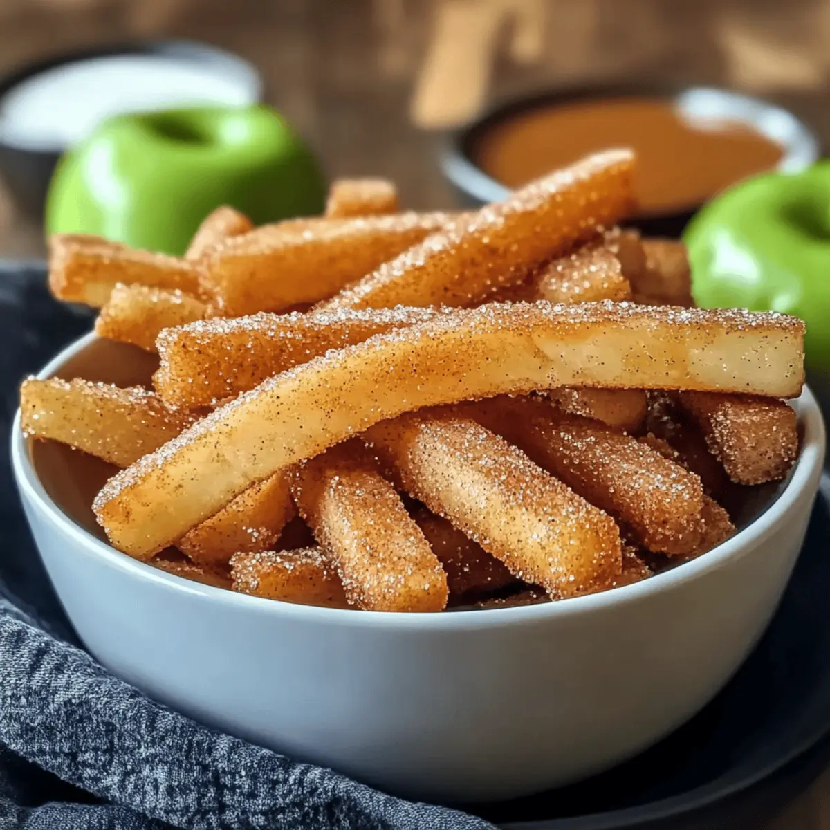 Crispy Air Fryer Apple Fries for a Sweet, Guilt-Free Treat