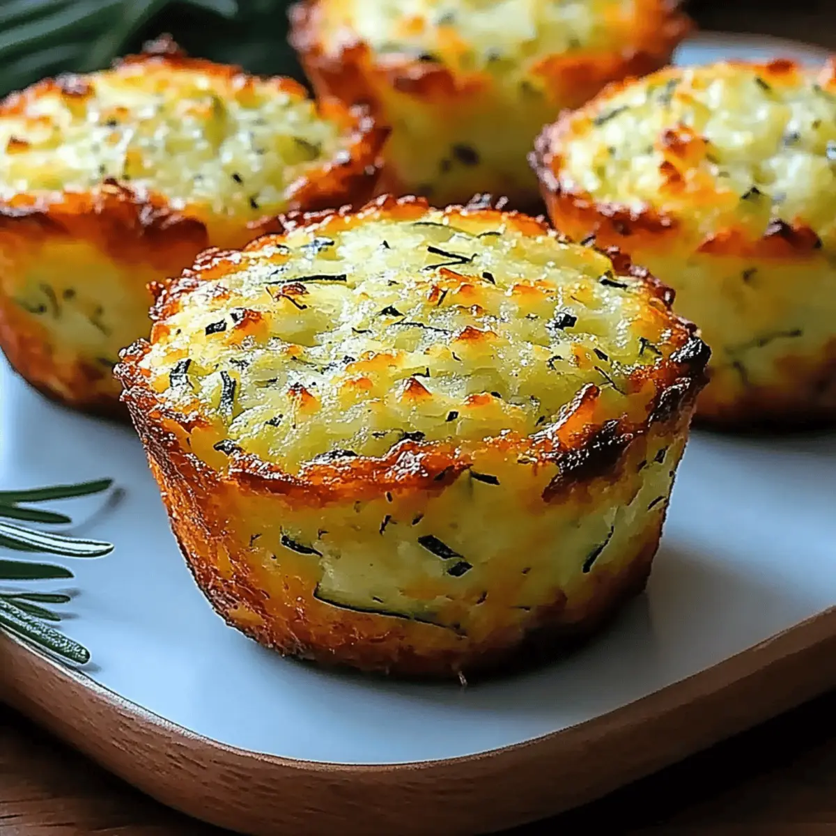 Crispy Parmesan Zucchini Muffins for Guilt-Free Snacking