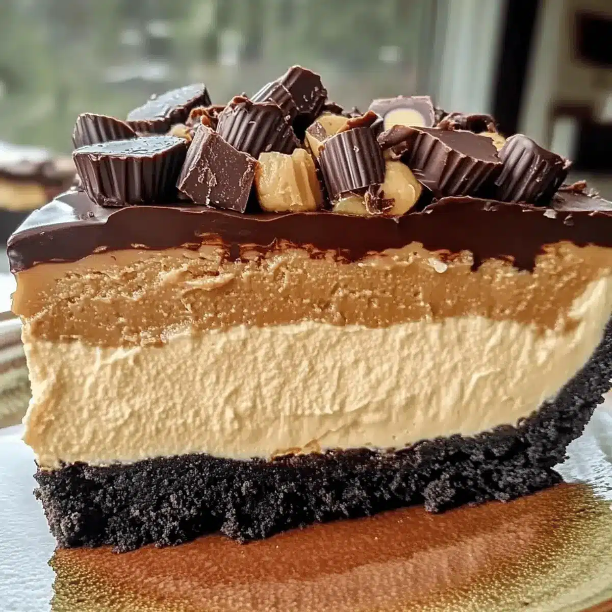 Giant Reese’s Peanut Butter Cup Pie: A Party Showstopper Delight