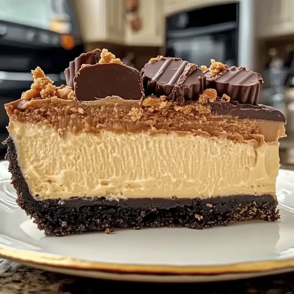Decadent Giant Reese’s Peanut Butter Cup Pie to Impress Everyone
