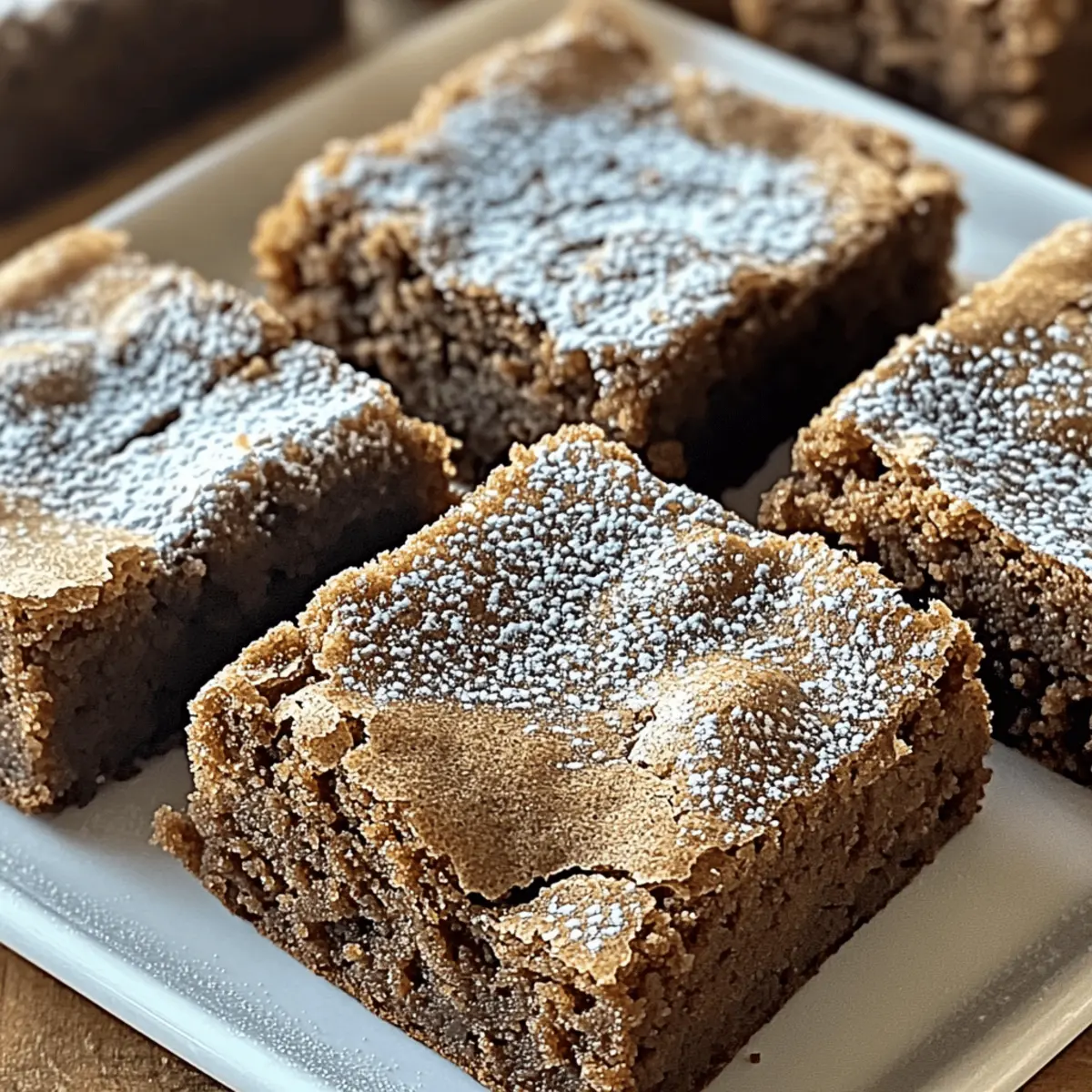 Irresistibly Chewy Gingerbread Brownies for Cozy Nights