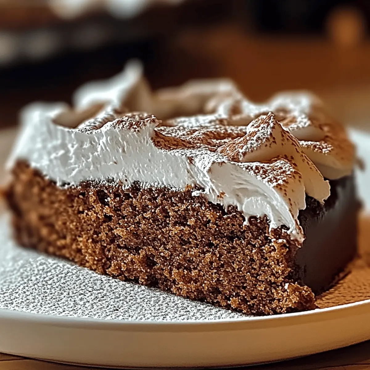 Gingerbread Crazy Cake: A Cozy Egg-Free Delight