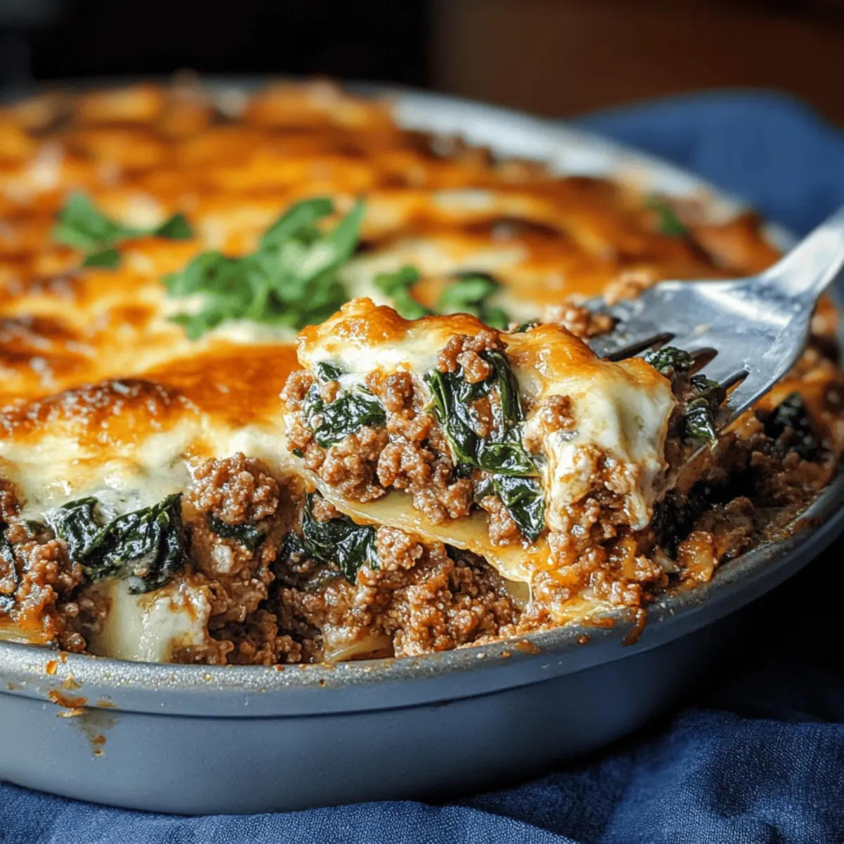 Savory Ground Beef & Spinach Casserole for Cozy Family Dinners