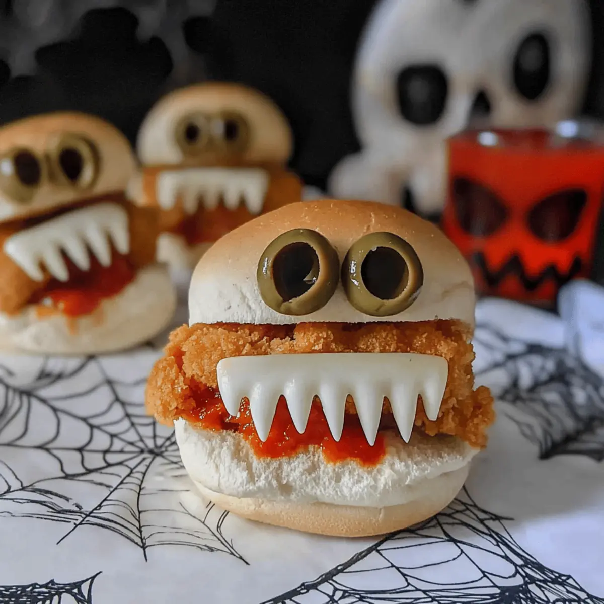 Halloween Chicken Parmesan Sliders: Spooky Yum for Everyone