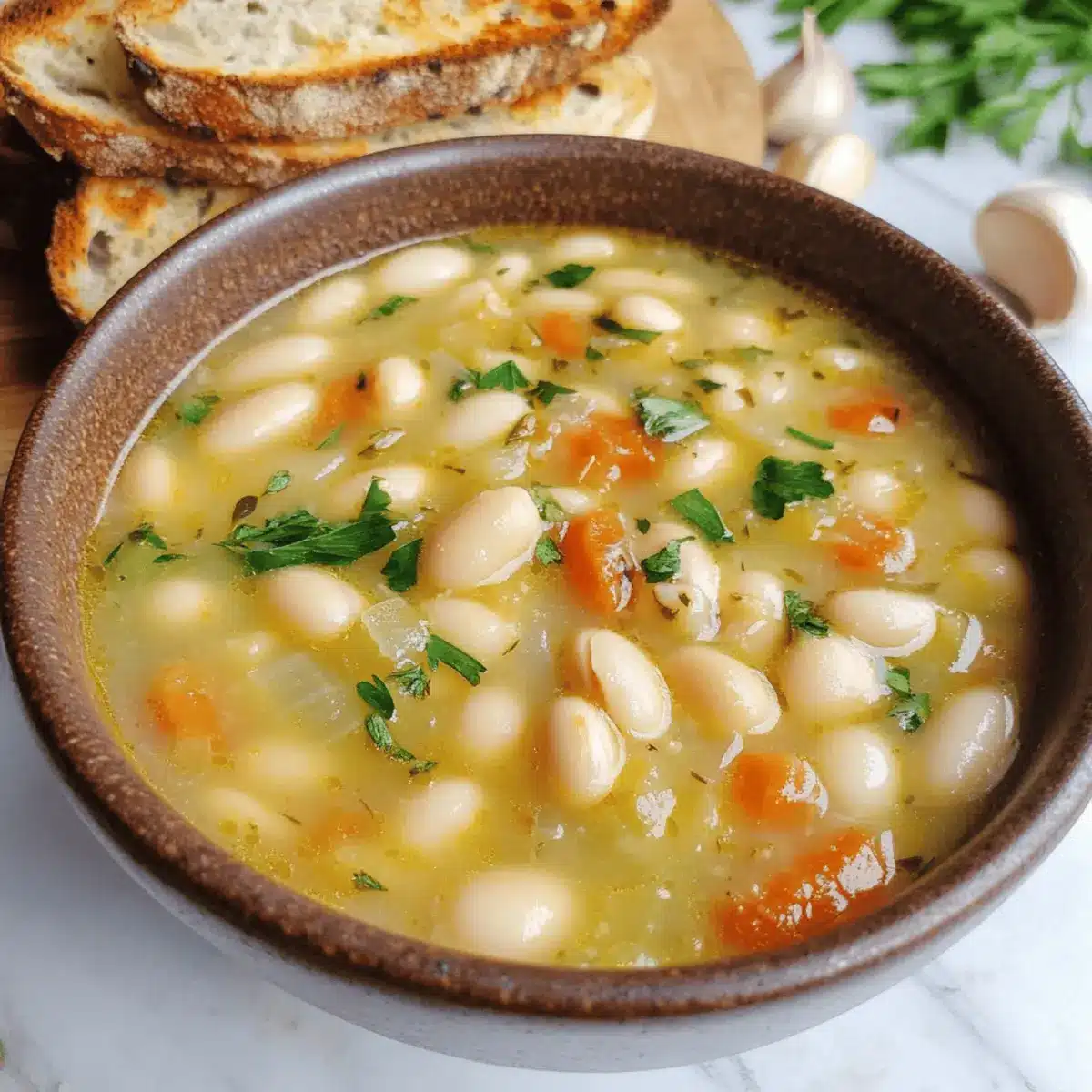 Hearty Italian White Bean Soup that Warms the Soul