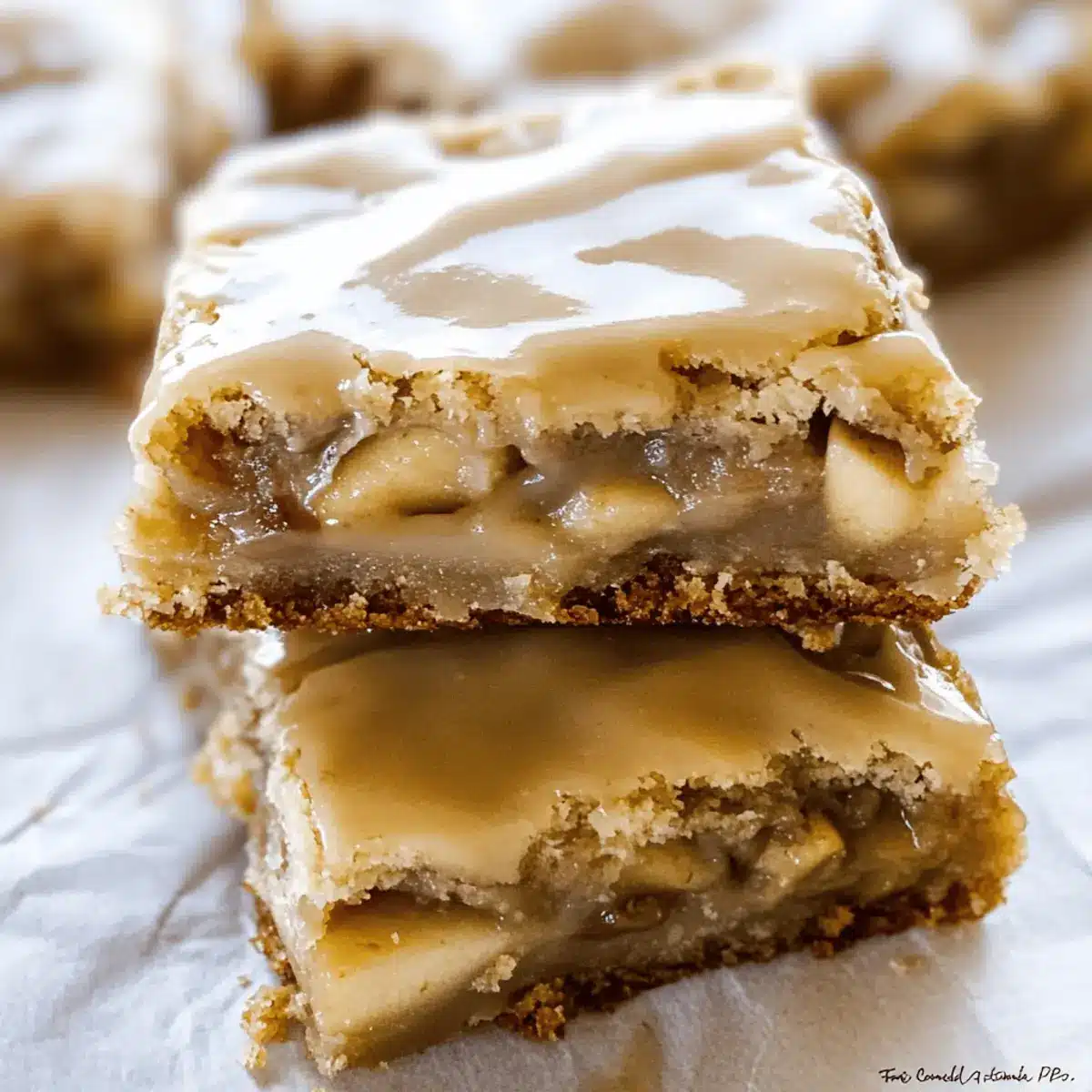 Maple Glazed Apple Blondies: Your Cozy Fall Treat Awaits