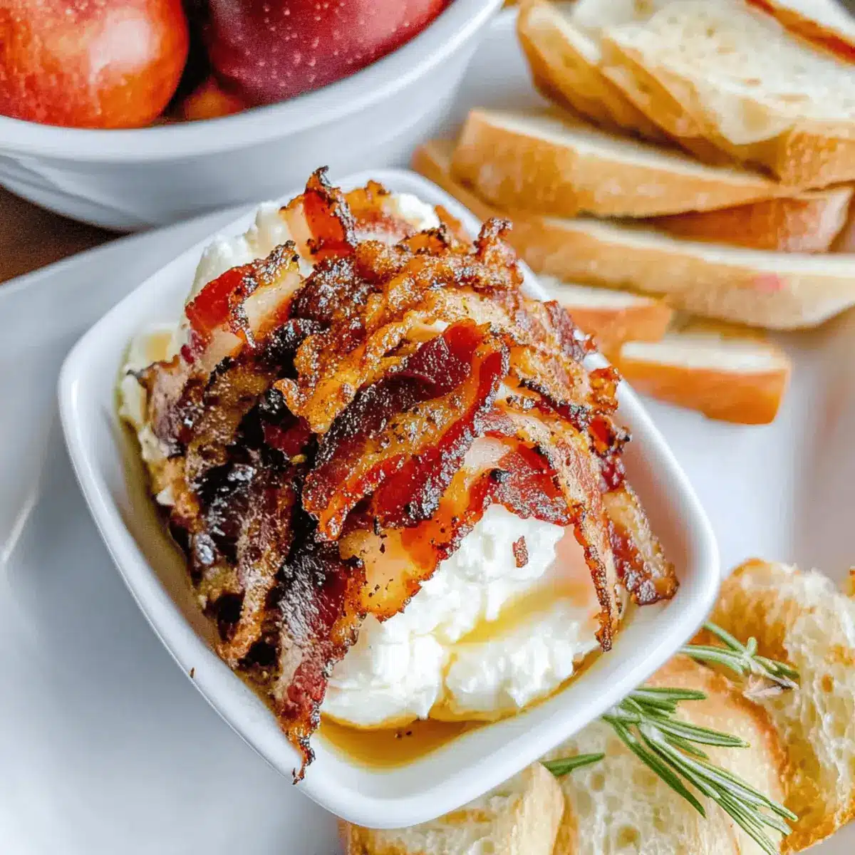 Melt in Your Mouth Million Dollar Bacon Goat Cheese Delight