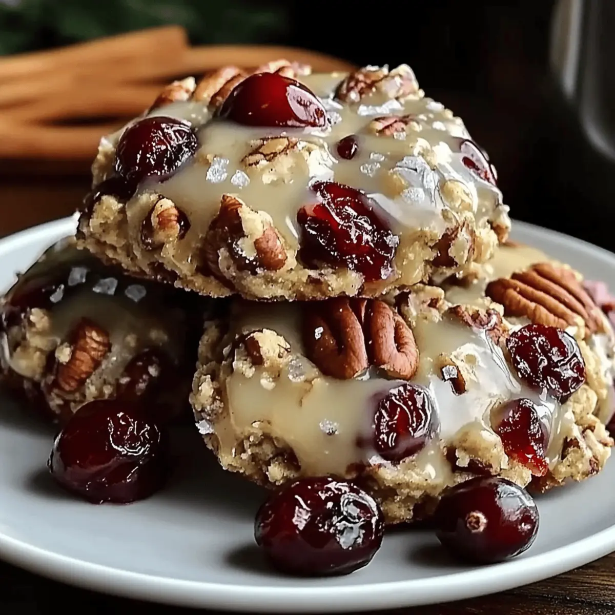 No-Bake Cranberry Pecan Praline Cookies to Sweeten Your Day