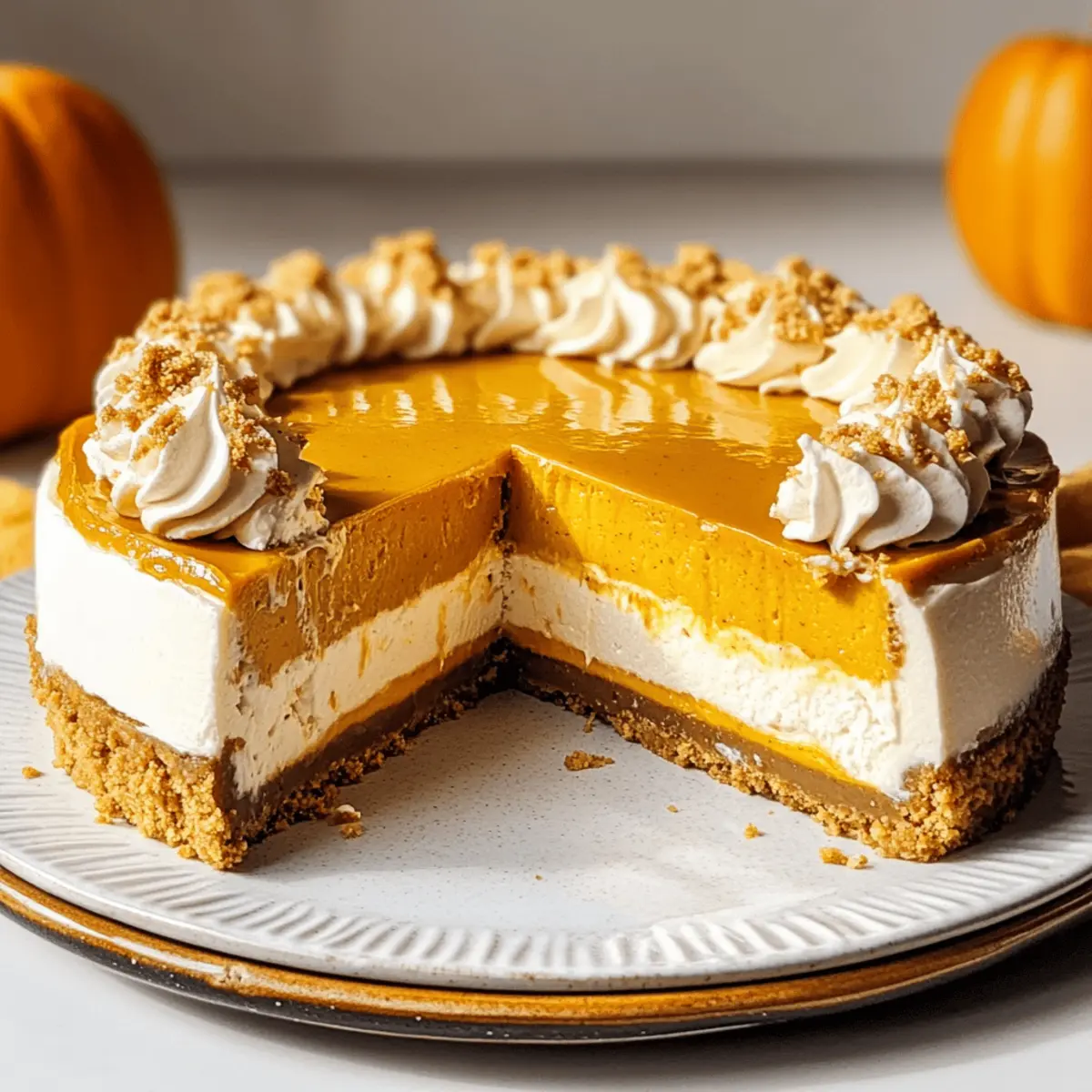 Creamy No Bake Pumpkin Cheesecake for Cozy Fall Gatherings
