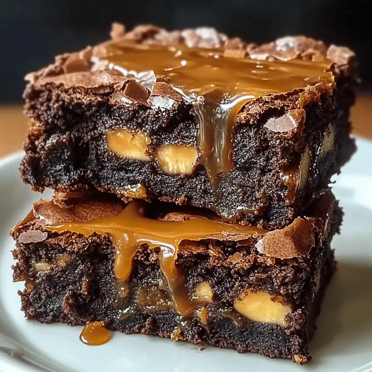 Irresistible Outrageous Snickers Brownies in One Bowl