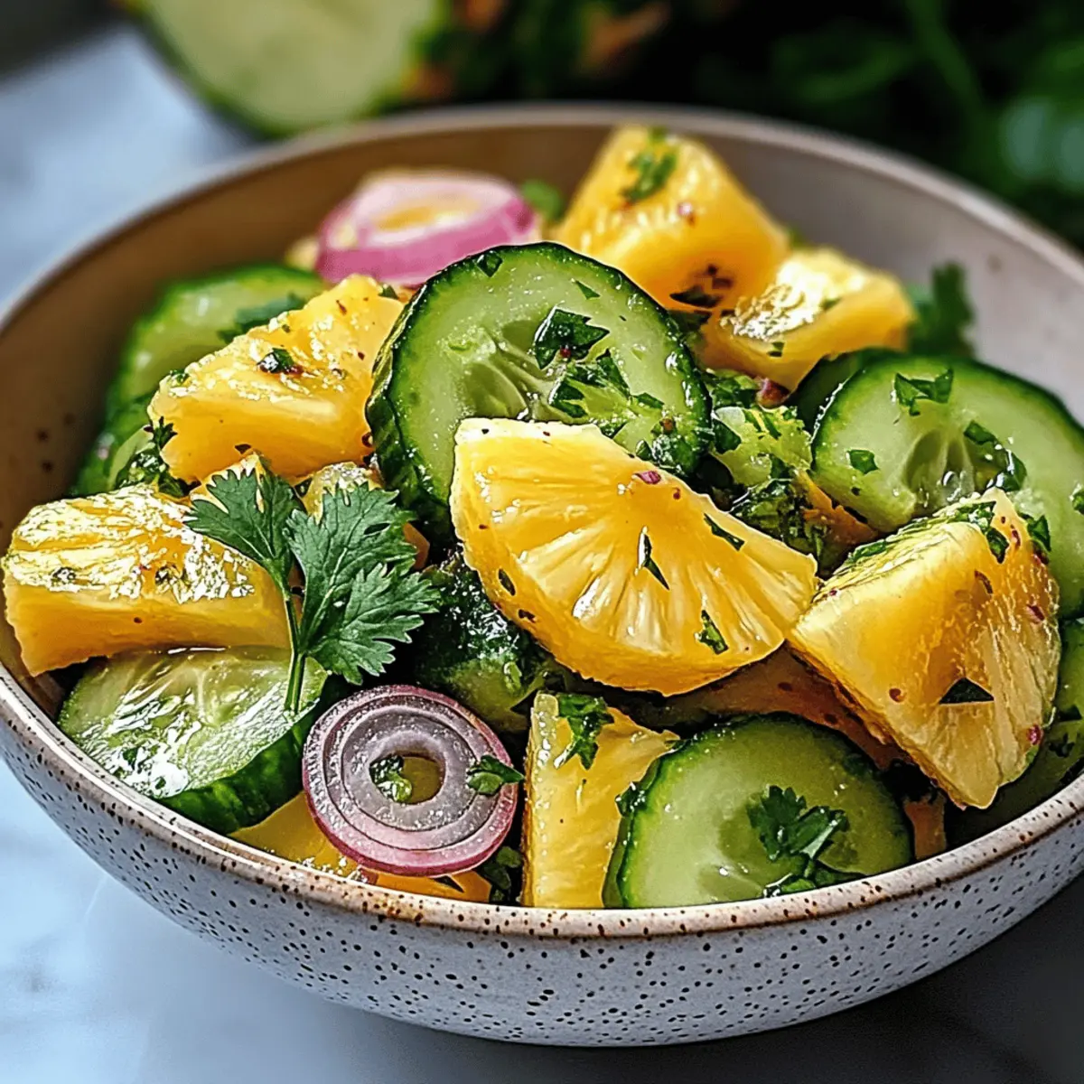 Tropical Pineapple Cucumber Salad for a Refreshing Twist