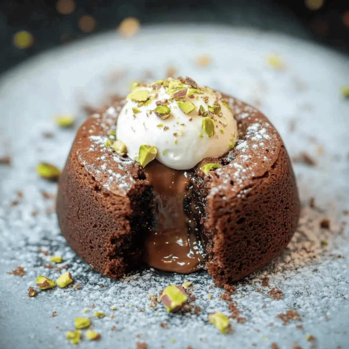 Pistachio Chocolate Lava Cakes: Indulge in Pure Decadence