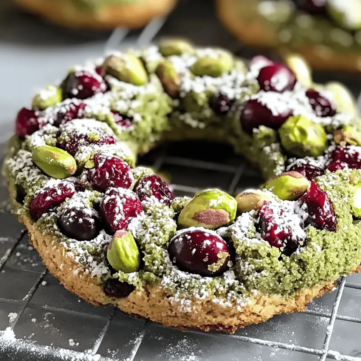 Delicious Pistachio Cranberry Wreath Cookies for Festive Cheer