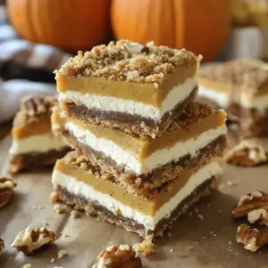 Pumpkin Cheesecake Bars