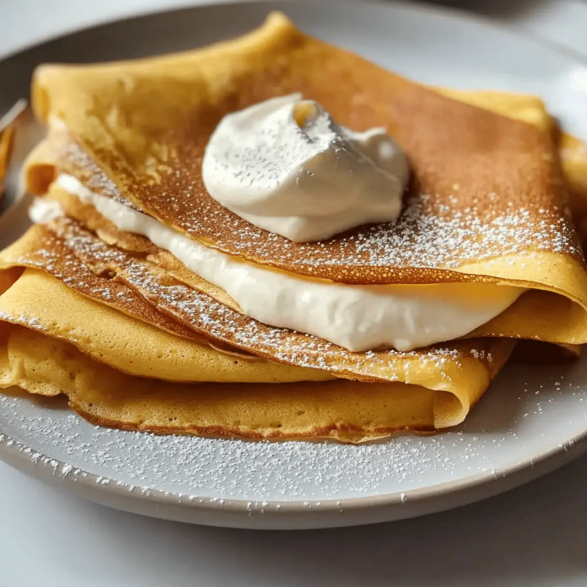 Pumpkin Crepes with Mascarpone for a Cozy Fall Breakfast