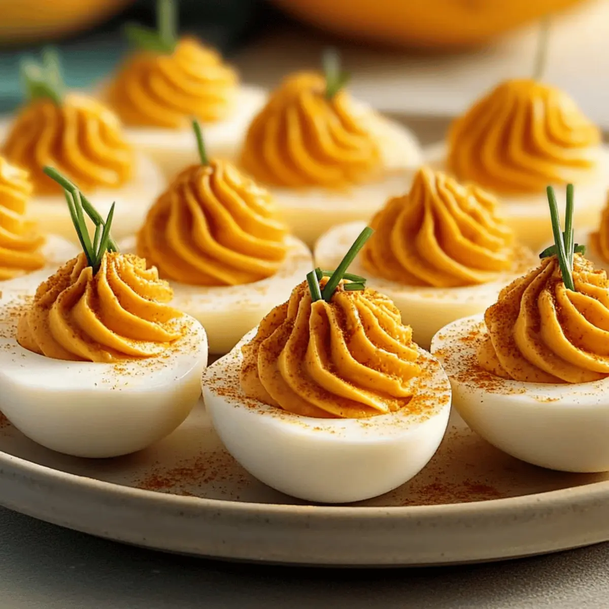 Pumpkin Patch Deviled Eggs: A Fun Twist for Fall Gatherings