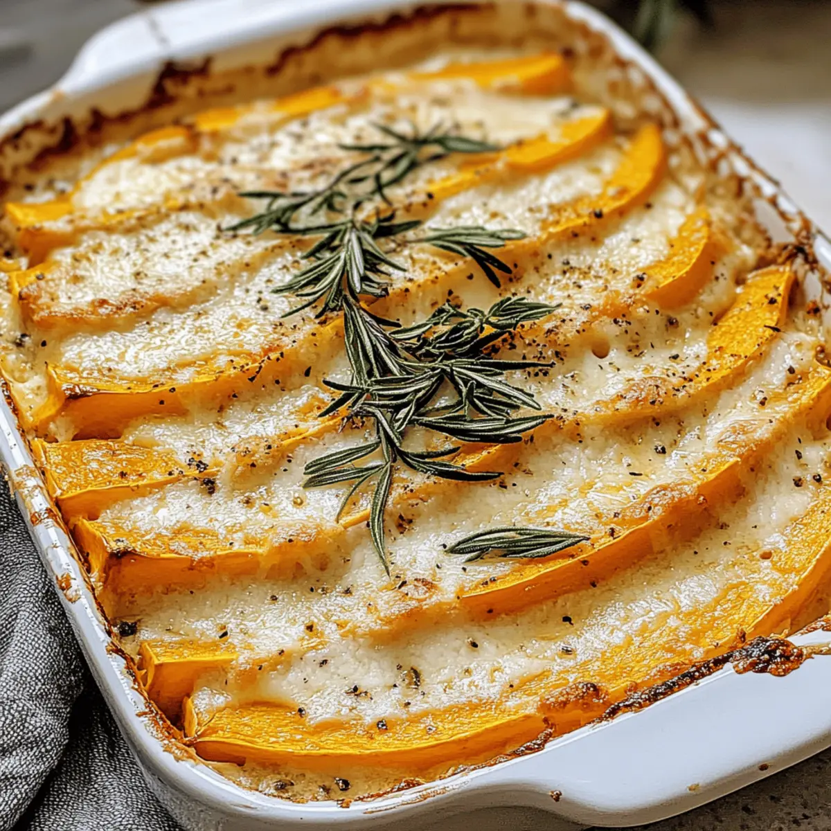 Sage Butternut Squash Gratin That Melts in Your Mouth