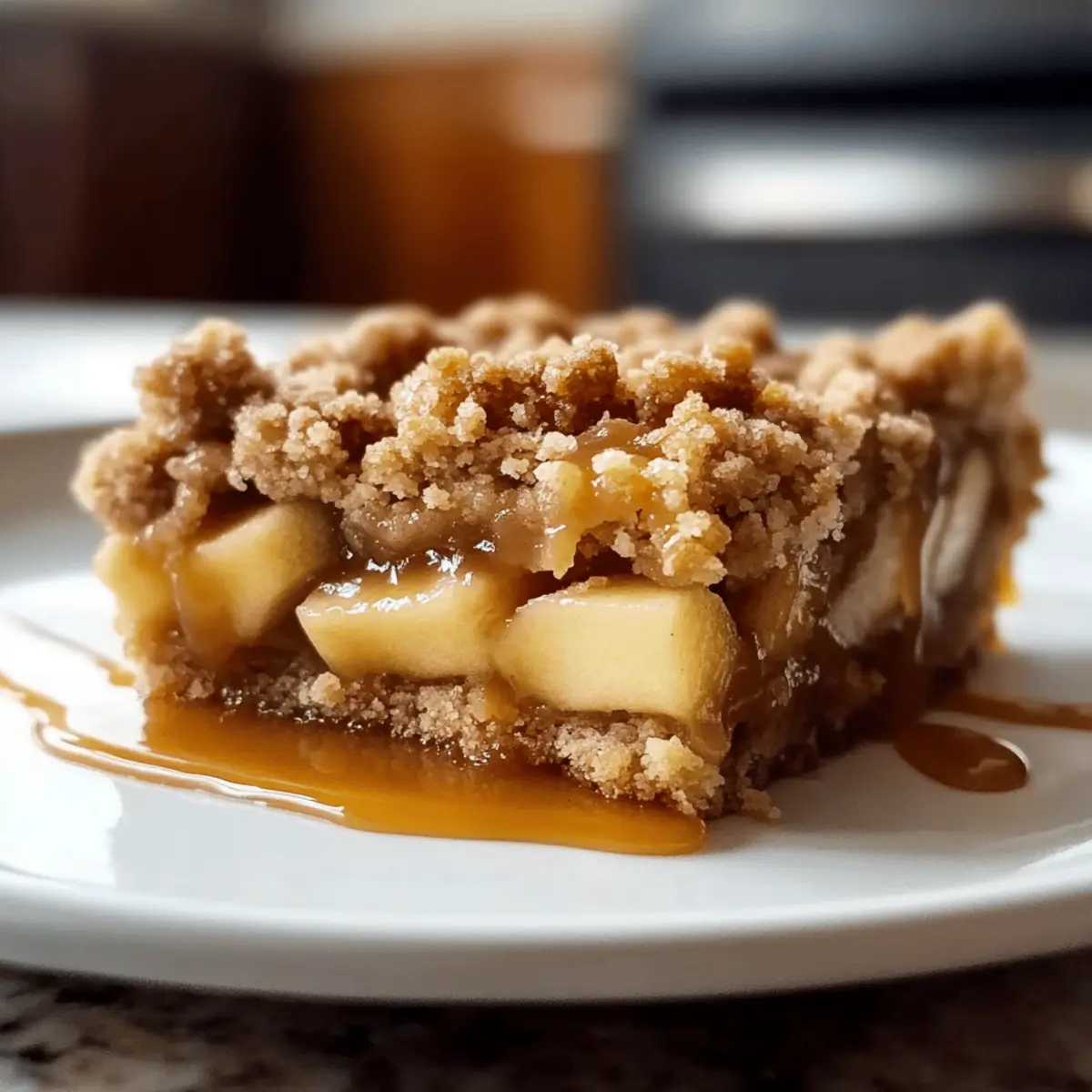 Salted Caramel Apple Crumble Bars for Cozy Fall Desserts