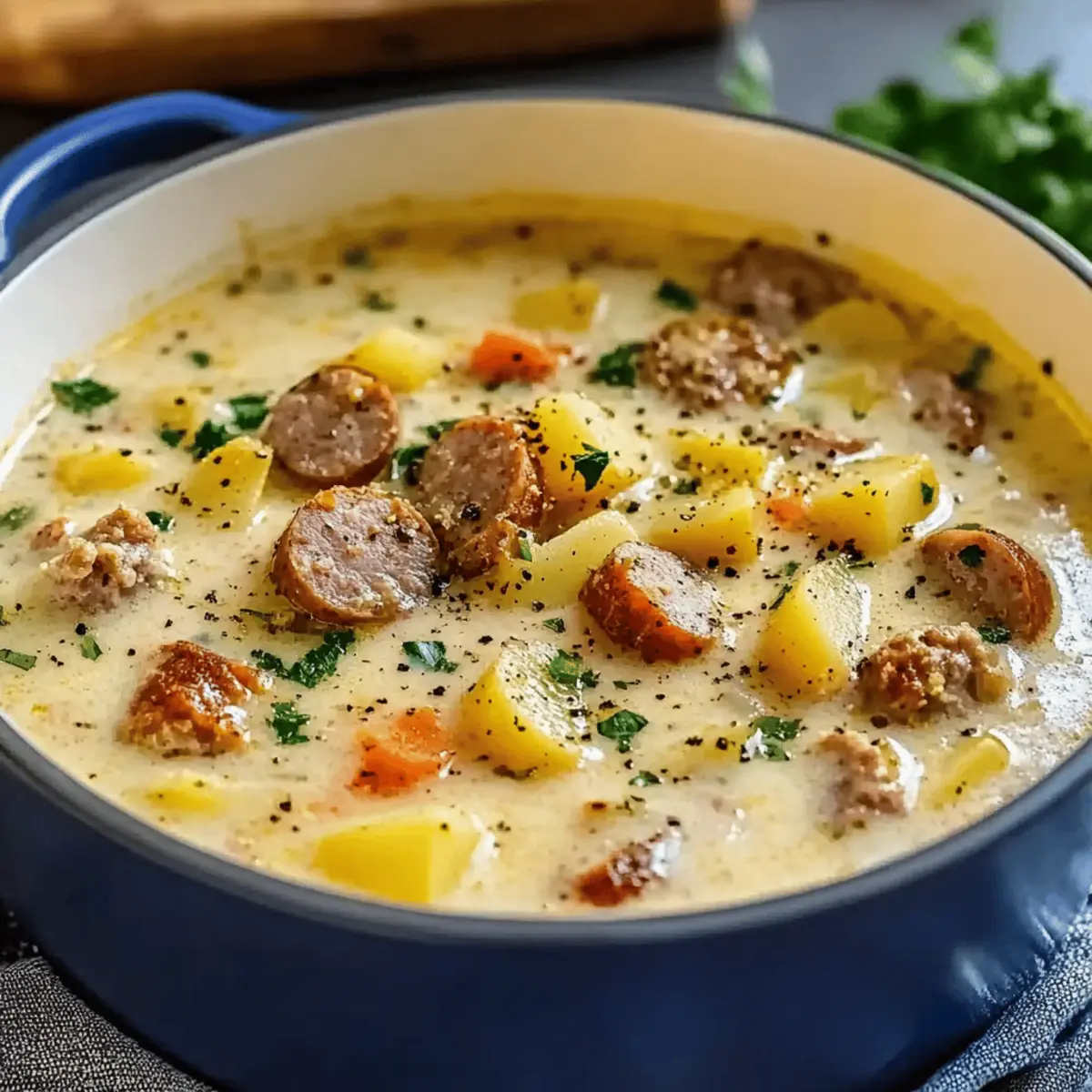 Comforting Sausage Potato Soup for Cozy Evenings